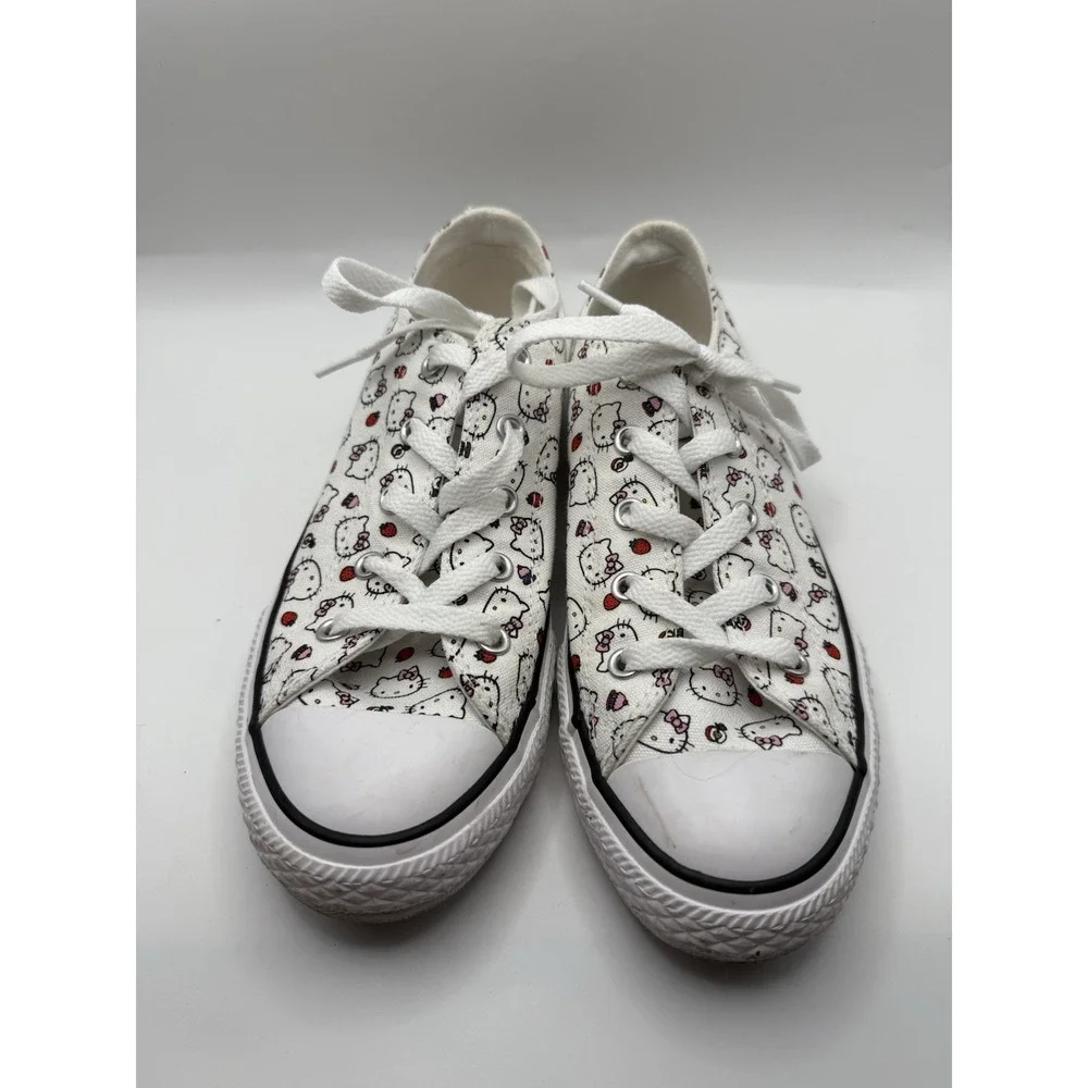 Hello Kitty X Converse Chuck Taylor All Stars Low Top‎ 163916F Youth Girls 3 Y